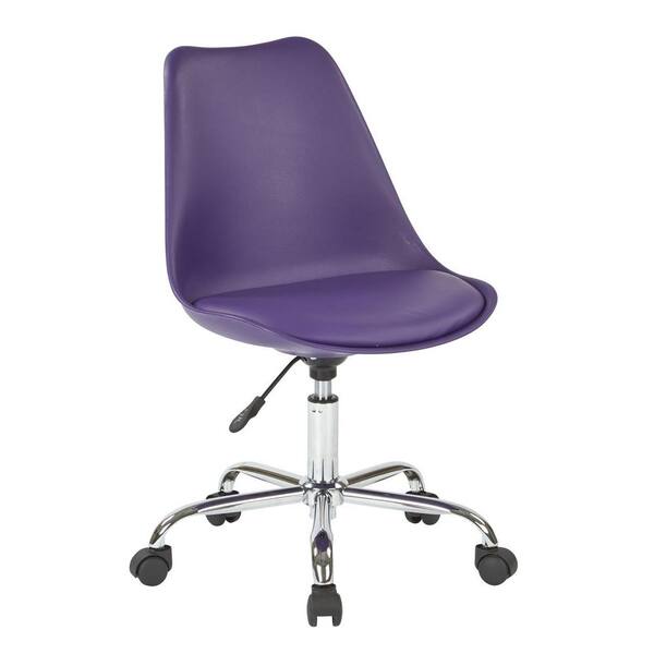 OSP Home Furnishings Emerson Purple Office Chair