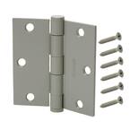 3-1/2 in. Square Prime Coated Commercial Grade Door Hinge