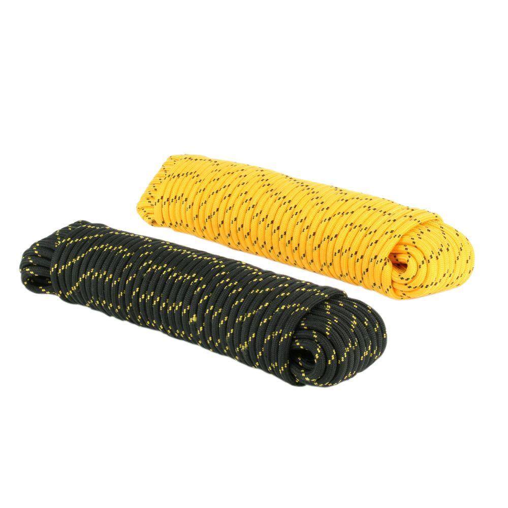 Florescence Rope Thick Rope 10mm Fluorescent Yellow Braided Polypropylene Floating Rope ...
