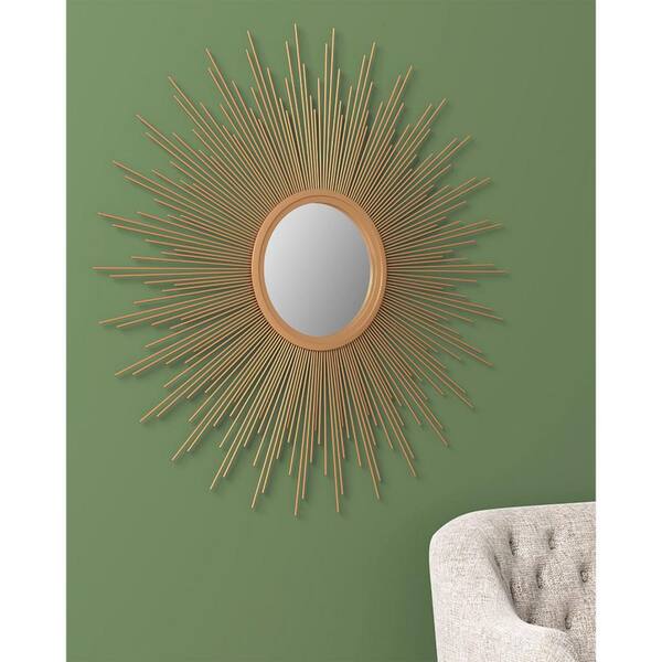 Miscool Anky 14.5 in. W x 14.5 in. H Iron Framed Round Miscool Anky 14.5 in. W x 14.5 in. H Iron Framed Round