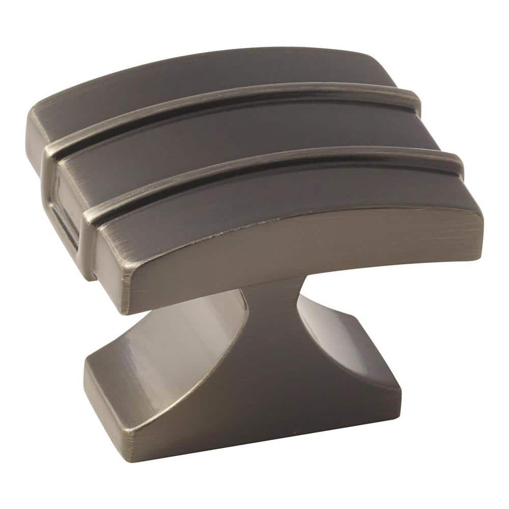 Davenport 1-1/2 in. (38mm) Classic Gunmetal Rectangle Cabinet Knob