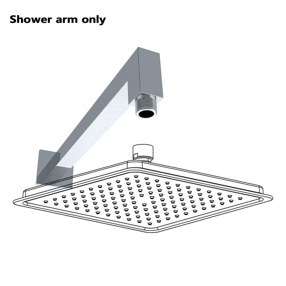 12" Chrome Ceiling Mount Shower Arm