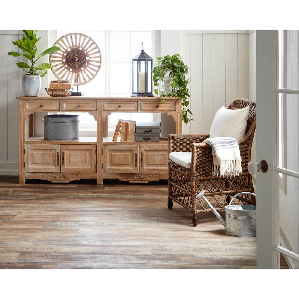 Thicket 7 in. x 48 in. Rustic Oak Luxury Vinyl Plank Flooring