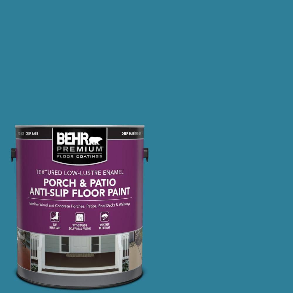 1 gal. #M480-6 Valley of Glaciers Textured Low-Lustre Enamel Interior/Exterior Porch and Patio Anti-Slip Floor Paint price history on PriceWatchPro