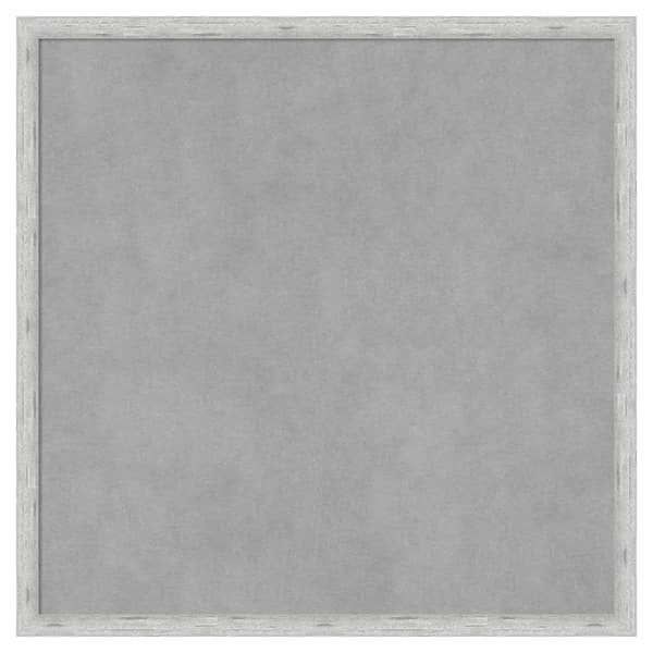 Amanti Art Imprint Silver 21 in. x 21 in Framed Magnetic Board