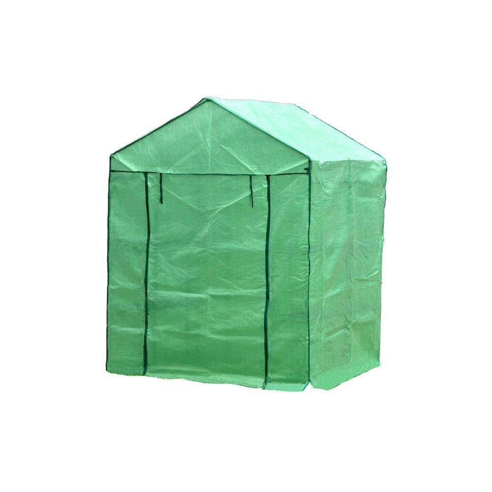 61 in.L x 56 in. W x 79 in. H Portable Walk In Greenhouse Replacement Cover price history on PriceWatchPro
