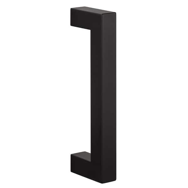 9in Flat Black Sliding Door Modern Barn Door Handle