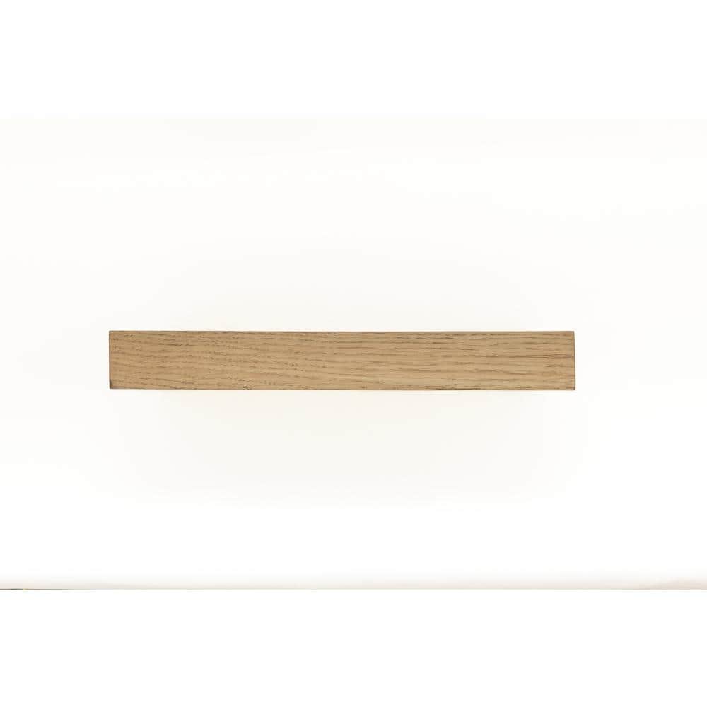 White Oak Floating Wall Shelf for Kitchen and Living Room