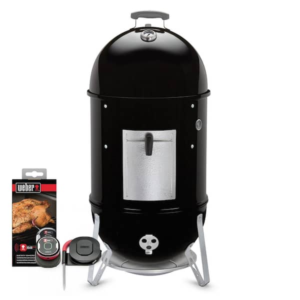 Weber 18106 Smokey Mountain 18 in. Cooker Smoker Combo with iGrill Mini - 1