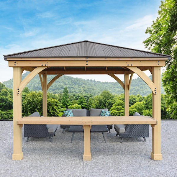 12 ft. Meridian Cedar Bar Counter