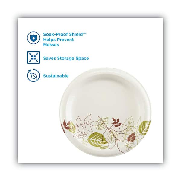 Small Paper Plates, 200 Pack Bulk Paper Plates 7 Inch, 100
