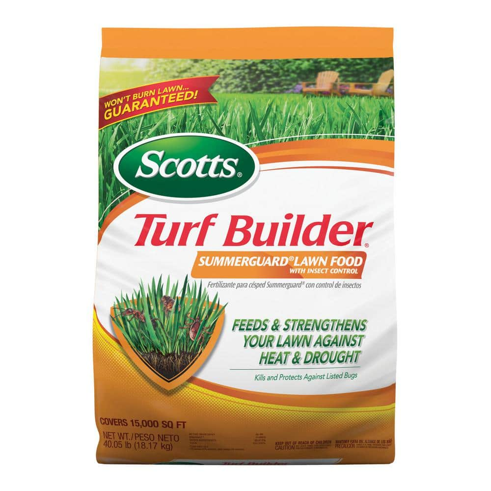 Scotts Turf Builder SummerGuard Lawn Food with Insect Control  15 000 sq. ft.