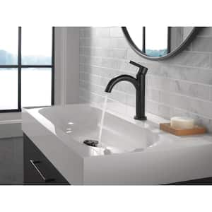 Nicoli J-Spout Single Hole Single-Handle Bathroom Faucet in Matte Black