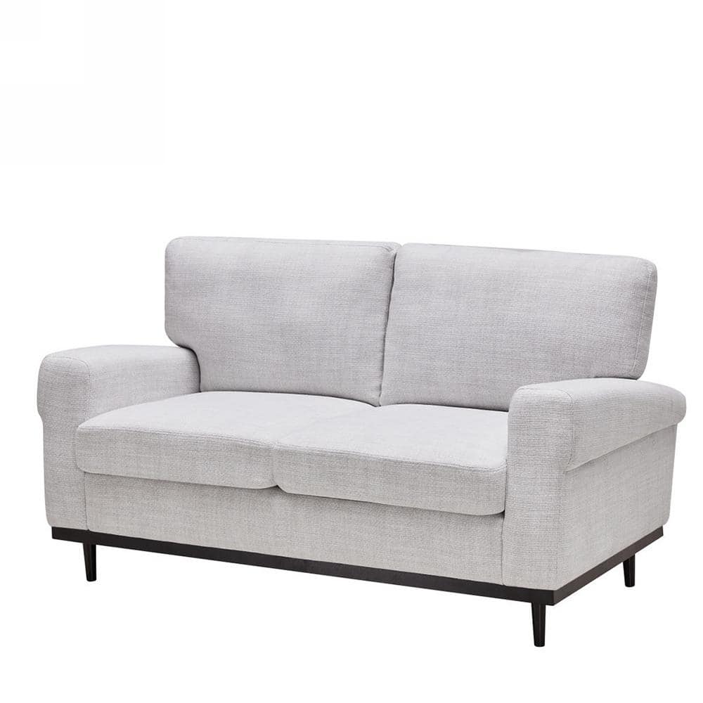 VERYKE 58.3 in. W Rolled Arm Fabric Upholstery Modern Straight Sofa
