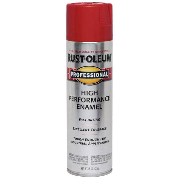 Rust-Oleum Professional Gloss Safety Red Spray Paint 15 oz