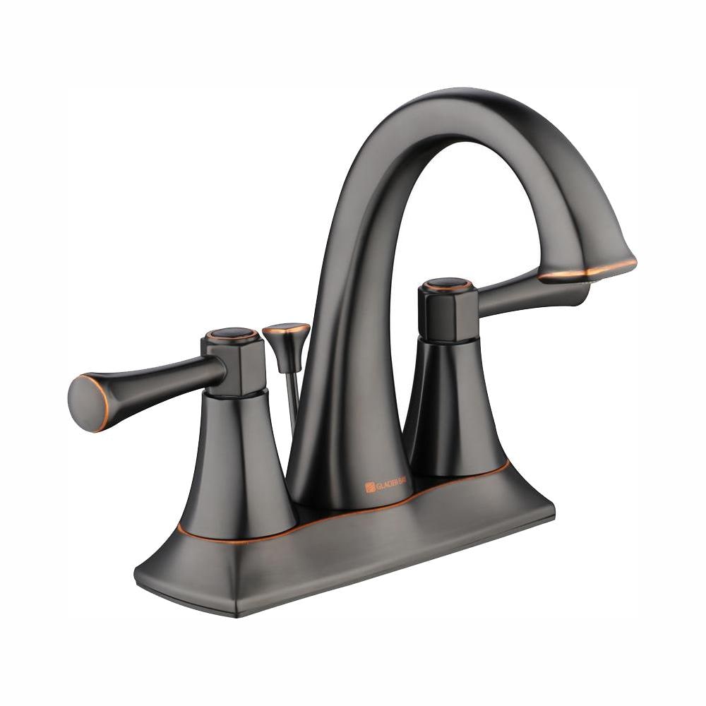 Glacier Bay Stillmore 4 in. Centerset 2Handle HighArc Bathroom Faucet in Bronze HD67295W6027D