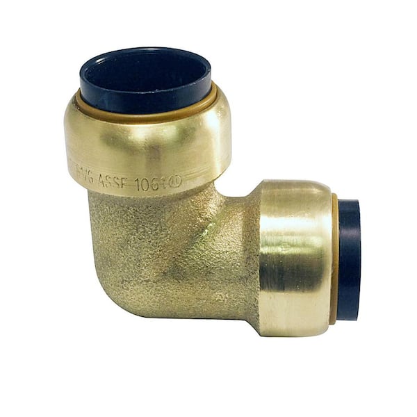 1/2 in. Brass Push-to-Connect 90-Degree Elbow