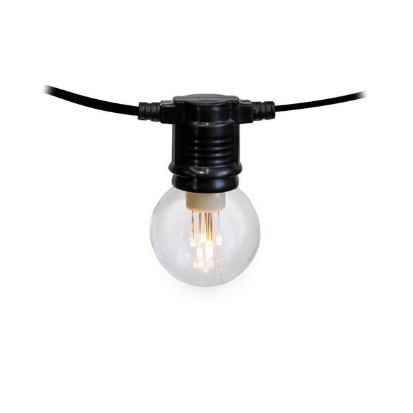 Meilo Creation G45 Dip 10-Count 30 ft. LED Light Bulb String Light