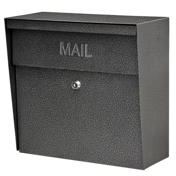 Mail Boss Metro Locking Wall-Mount Mailbox with High Security Reinforced Patented Locking System, Galaxy