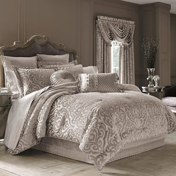 Unbranded Sarah Polyester Pearl Full 4Pc. Comforter Set