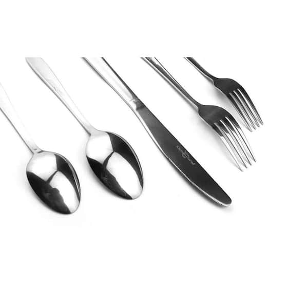 40-Piece Stainless Steel Silverware Set