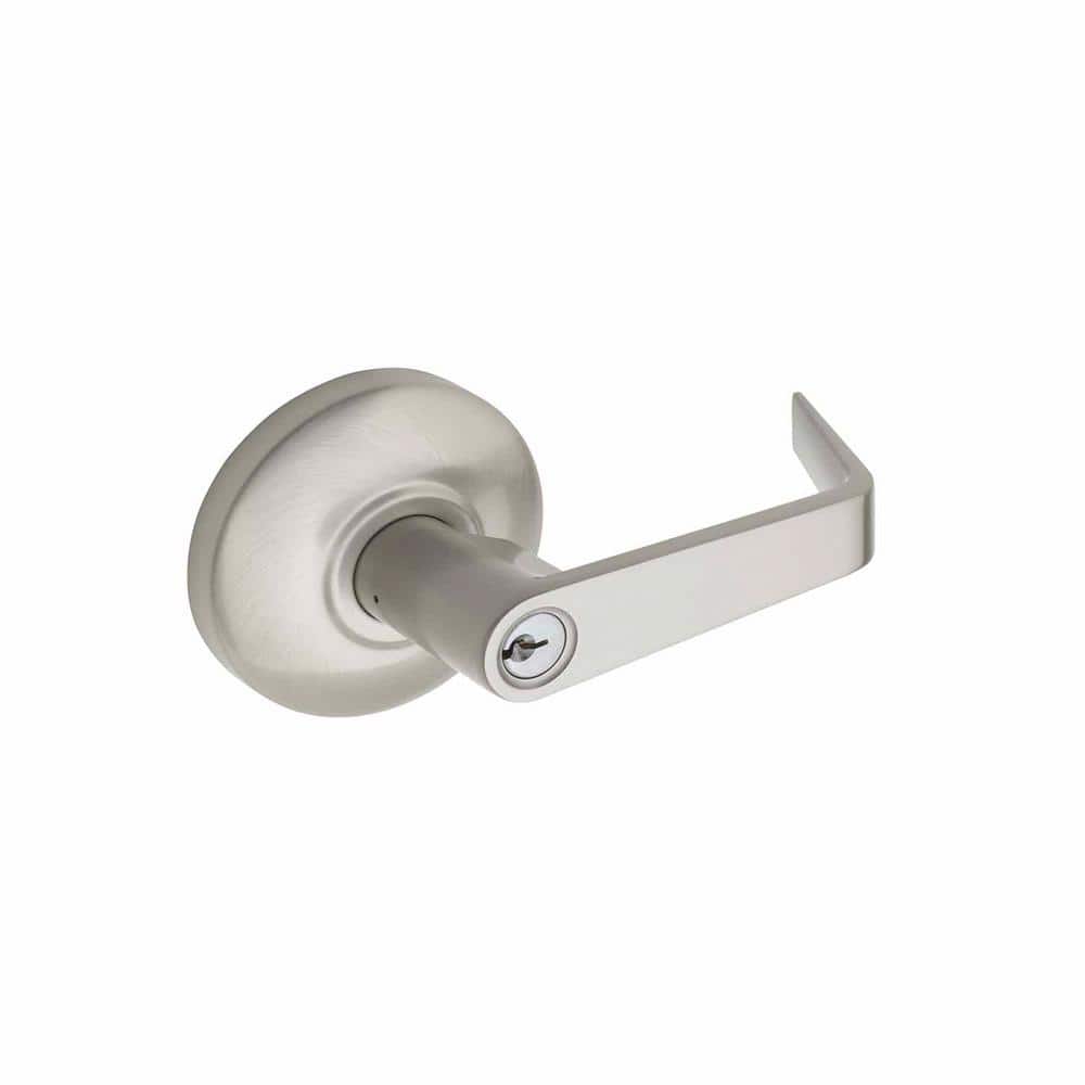 Copper Creek Avery Satin Stainless Exterior Trim Keyed Entry Door Handle  AL9040SS The Home Depot