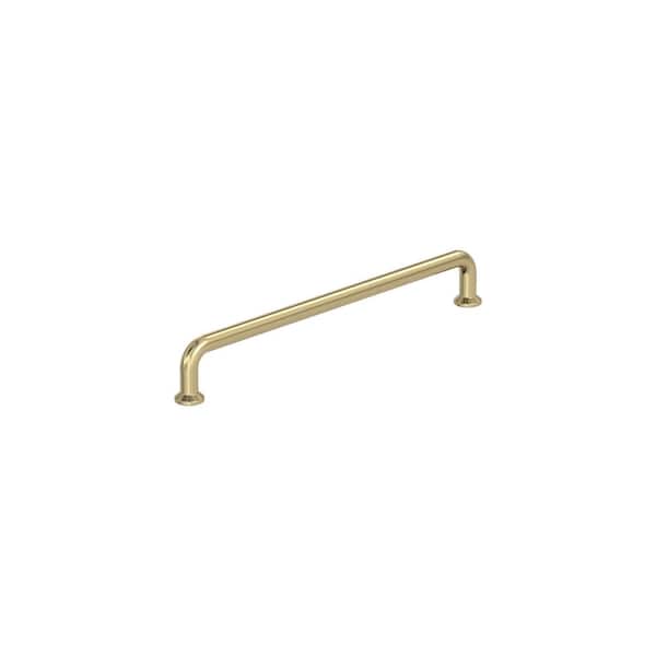 Amerock Factor 7-9/16 in. (192mm) Modern Golden Champagne Arch Cabinet Pull