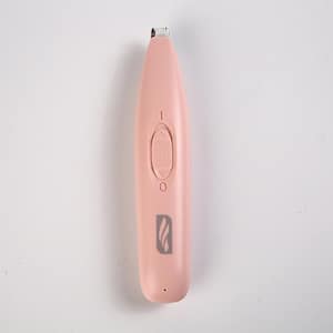 1pc Pet Electronic Clipper, Cats And Dogs Hair Trimmer, Pet Paw Nail Grooming Tool, Pink