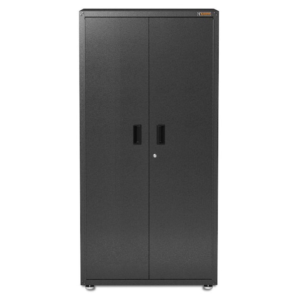 Gladiator Ready-to-Assemble Steel Freestanding Garage Cabinet in Hammered Granite (36 in. W x 72 in. H x 18 in. D)