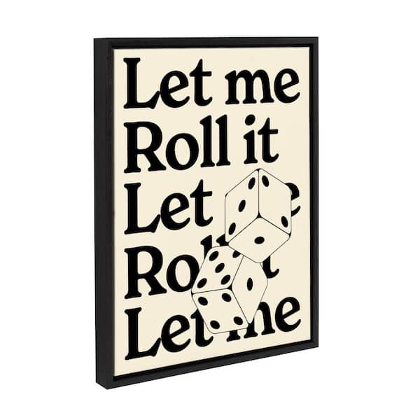 Sylvie Let Me Roll It Framed Canvas by Alli Standefer Set of 1 Culture Art Print 18.00 in. x 24.00 in.