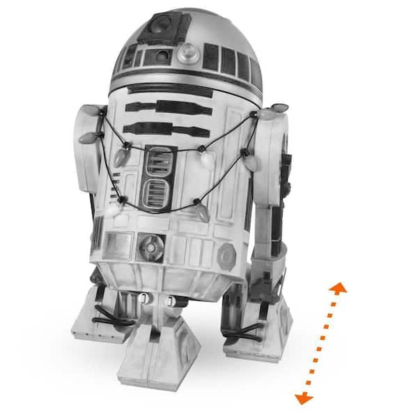 Star Wars 3.5 FT Animated LED R2-D2 25SV24905 - The Home Depot