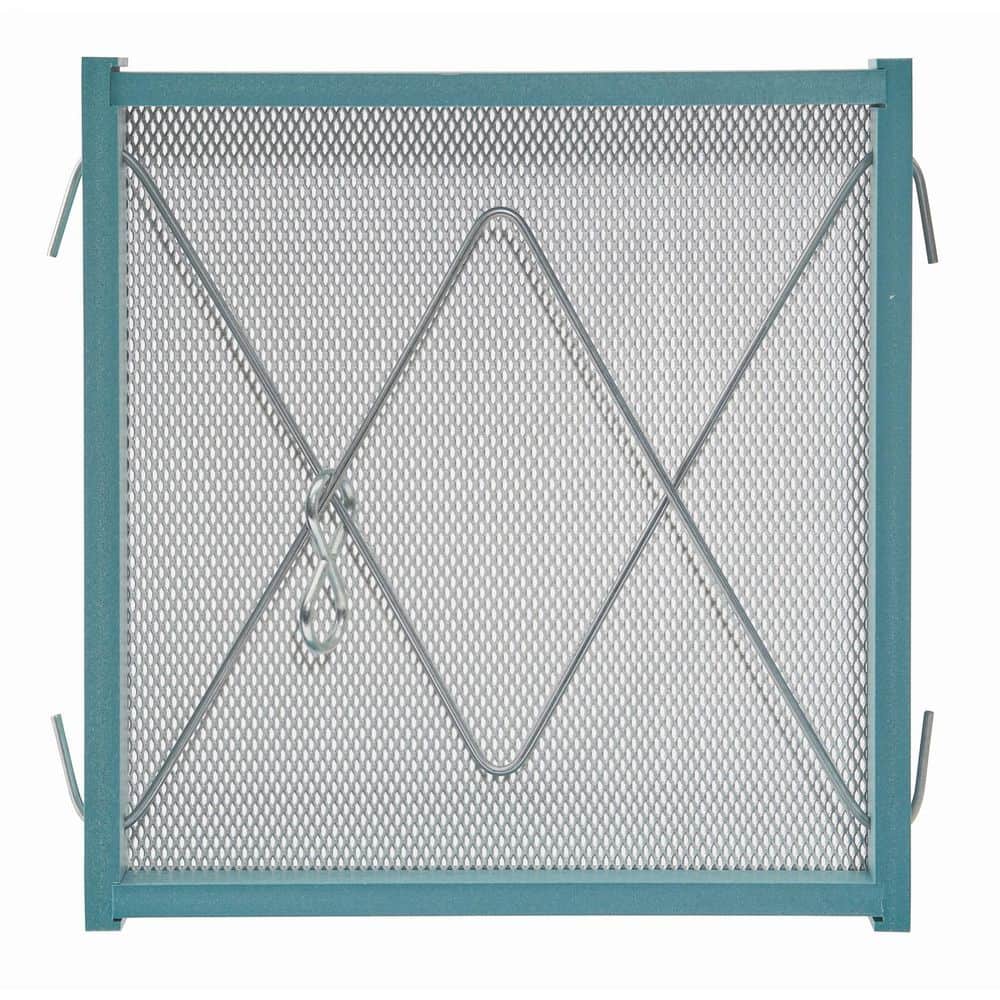 Lake Blue Small Hanging Platform Bird Feeder with Recycled Plastic