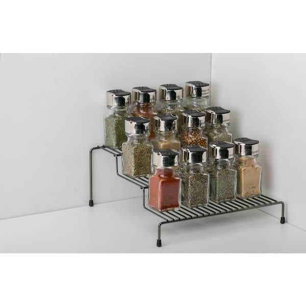 NEX 2-Tier Spice Rack Countertop Shelf for Kitchen Spice Jars Storage –  Oberon Distribution