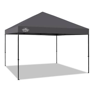 Yoli Avalon EasyLift 12 ft. x 12 ft. Instant Pop-Up Canopy Tent with Wheeled Carry Bag and Bonus 4 Anchor Bags AVLN144GRAYANCR