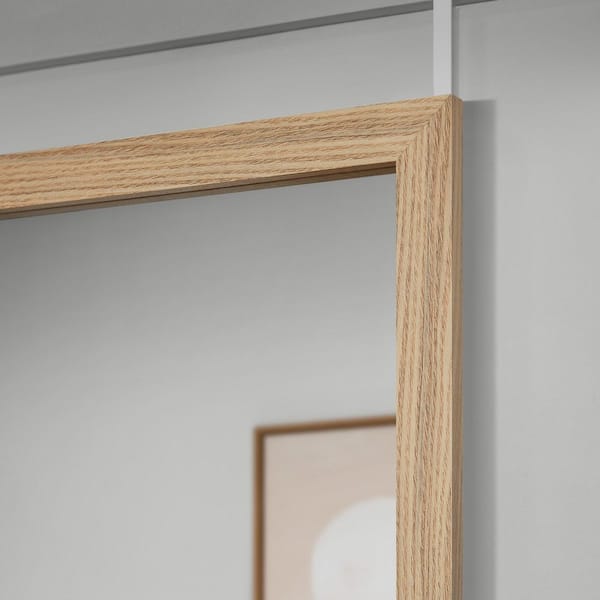 StyleWell Natural Wood Finish 14.2 in. W x 50.2 in. H Over The