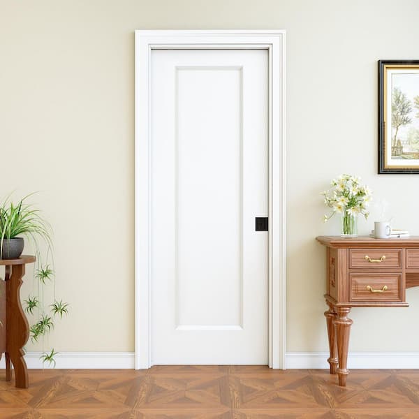 ARK DESIGN 32 in. x 80 in. White Primed 1-Paneled Hollow Core Wood ARK DESIGN 32 in. x 80 in. White Primed 1-Paneled Hollow Core Wood