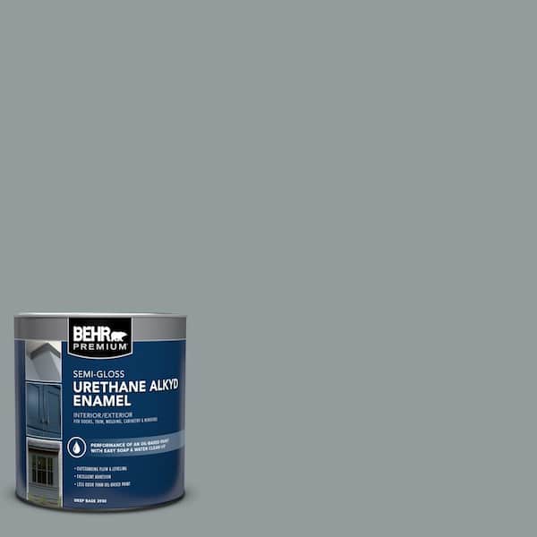 1 qt. #720F-4 Stone Fence Semi-Gloss Enamel Urethane Alkyd Interior/Exterior Paint
