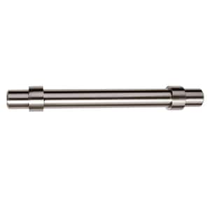 4 in. (102 mm) Center-to-Center Satin Nickel Modern Straight Bar Cabinet Pull (10-Pack)