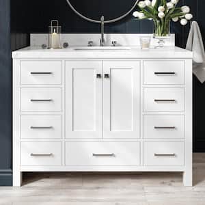 Cambridge 48 in. W x 21.5 in. D x 34.5 in. H Freestanding Bath Vanity Cabinet Only in White