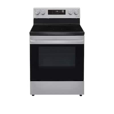6.3 cu.ft. Single Oven Electric Range with EasyClean, Wi-Fi Enabled in Stainless Steel