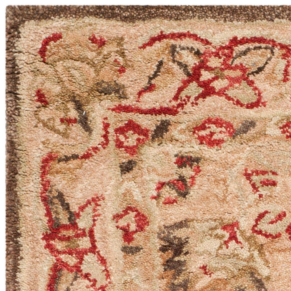 Handmade Tufted Beige Wool Rectangular Accent Rug 2' x 3'