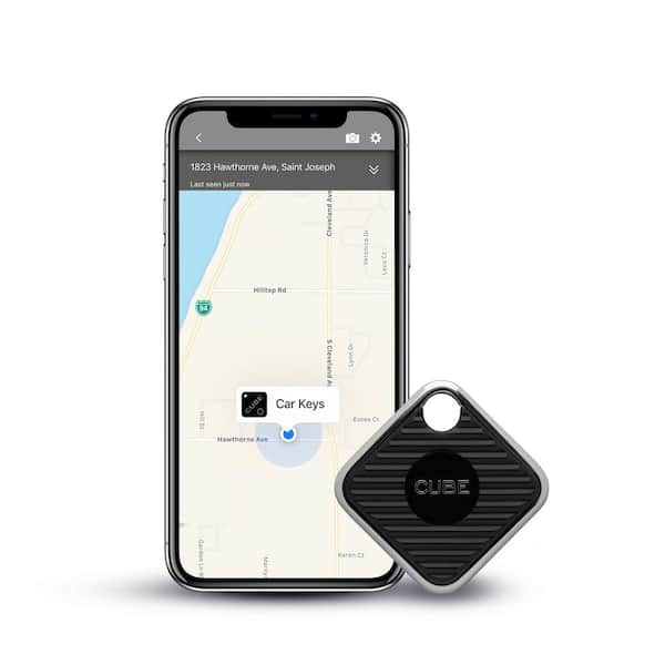 Chipolo ONE - 1 Pack - Key Finder, Bluetooth Tracker for Keys, Bag, Item  Finder. Free Premium Features. iOS and Android Compatible (Black)