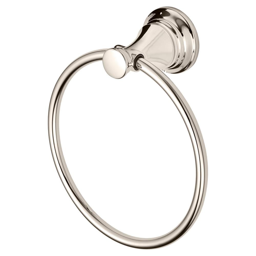 Polished Nickel Wall Mounted Towel Ring
