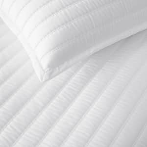 Legends Hotel Wrinkle-Free Quilted Cotton Sateen Coverlet