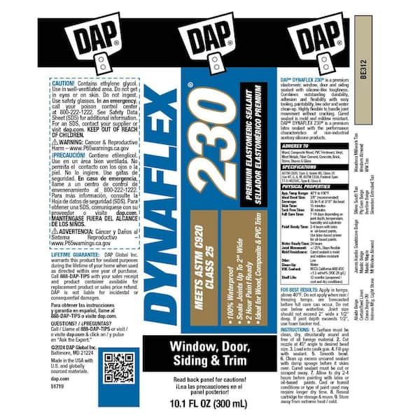 DAP Dynaflex 230 Pro 10.1 oz. Beige BE312 Premium Elastomeric
