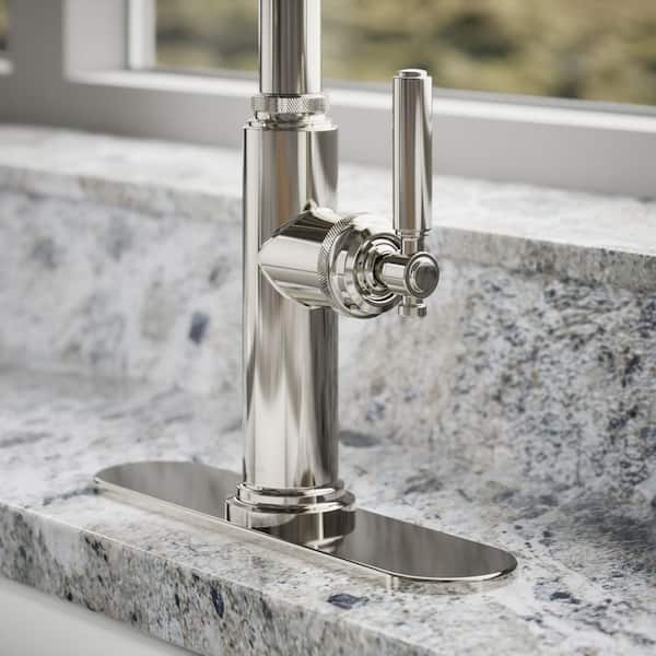 KOHLER Revolv Single Handle Pull Down Sprayer Kitchen Faucet in