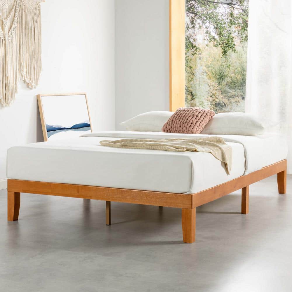 best price mattress Naturalista Classic 12 in. Solid Wood Platform