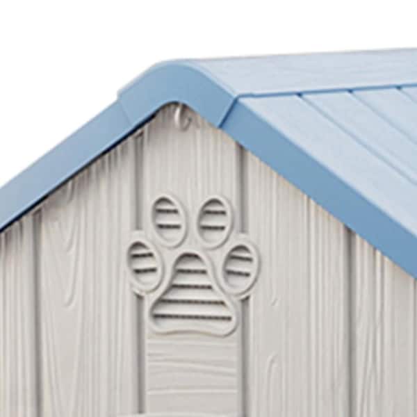Blue Small Dog House for Home and Garden Use 98Pet-41 - The Home Depot