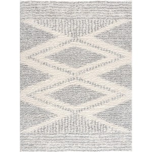 Gala Gray/Cream 5 ft. x 7 ft. Area Rug