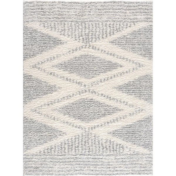 Gala 5 ft. X 7 ft. Gray/Cream Area Rug